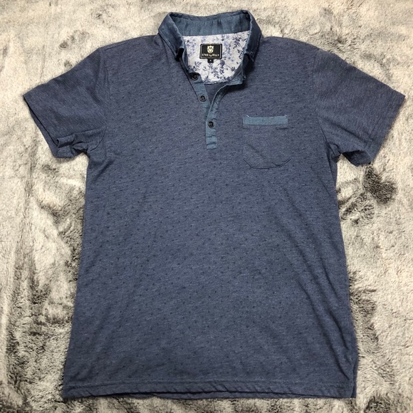 Steel and Jelly Gray Polo Shirt Men’s Small - Picture 3 of 8